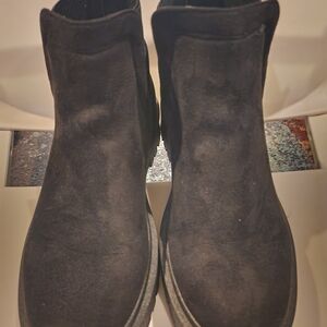 Women's Black Suede Boots